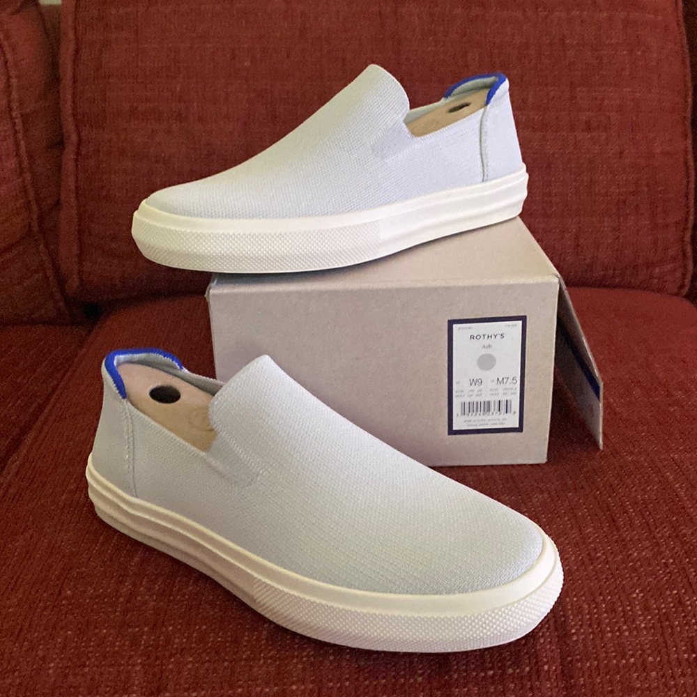 Rothy’s- City Slip on Sneaker in Ash